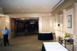 De lobby van het hotel