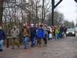 in galop naar de boot